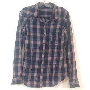 Columbia Plaid Long Sleeve Button Down Shirt Size Medium